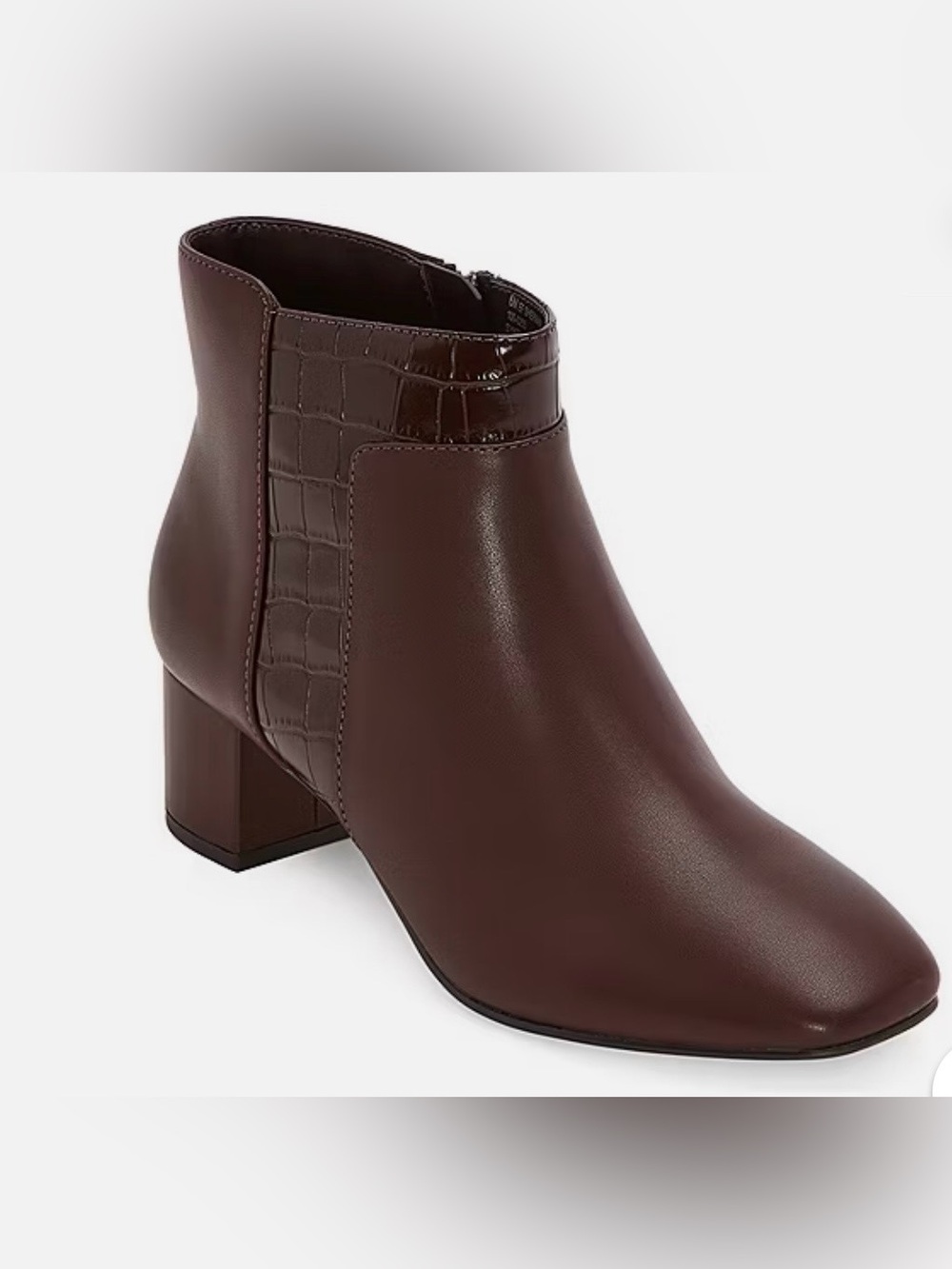 Women's Chocolate Heel Ankle Boots 7.5W
